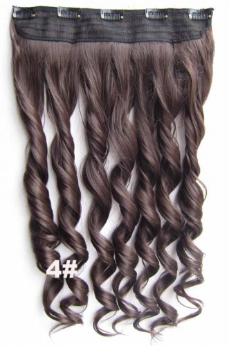 Prodlužování vlasů a účesy - Clip in pás vlasů - lokny 55 cm - odstín 4