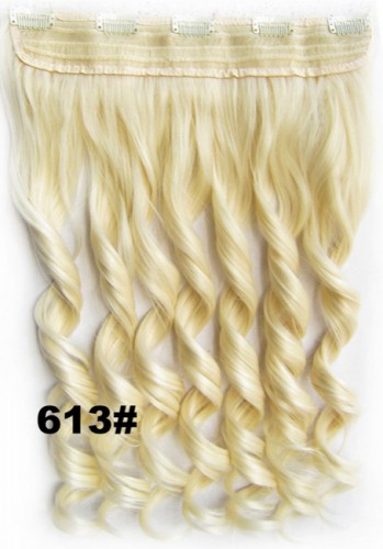 Prodlužování vlasů a účesy - Clip in pás vlasů - lokny 55 cm - odstín 613
