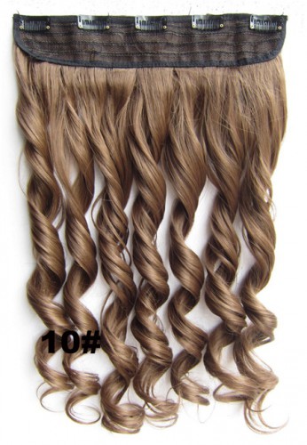 Prodlužování vlasů a účesy - Clip in pás vlasů - lokny 55 cm - odstín 10