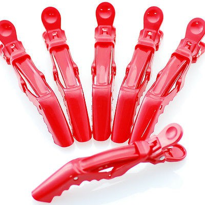 Prodlužování vlasů a účesy - Kadeřnická spona na vlasy CROCODILE HAIR CLIP 11 cm