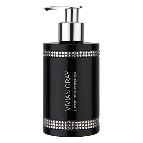 Kosmetika a zdraví - Tekuté mýdlo VIVIAN GRAY CRYSTALS Soap gel 250ml BLACK