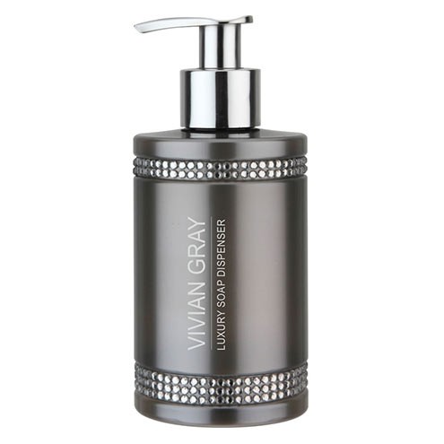 Kosmetika a zdraví - Tekuté mýdlo VIVIAN GRAY CRYSTALS Soap gel 250ml GREY