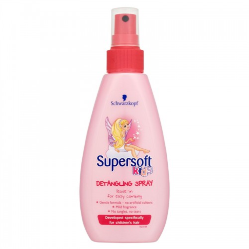 Krása - Rozčesávač vlasů ve spreji Schwarzkopf Supersoft Kids 150 ml