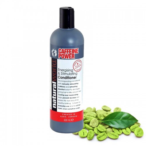 Krása - Natural World Caffeine Power vlasový kondicionér, 500 ml
