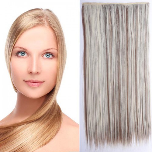Prodlužování vlasů a účesy - Clip in vlasy - 60 cm dlouhý pás vlasů - odstín F12/613