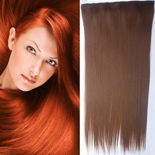 Prodlužování vlasů a účesy - Clip in vlasy - 60 cm dlouhý pás vlasů - odstín 30