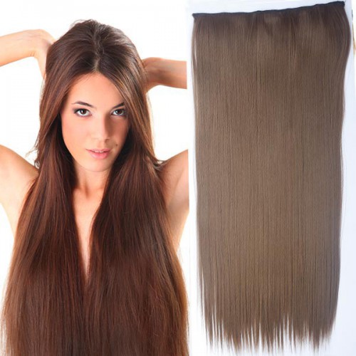 Prodlužování vlasů a účesy - Clip in vlasy - 60 cm dlouhý pás vlasů - odstín 12