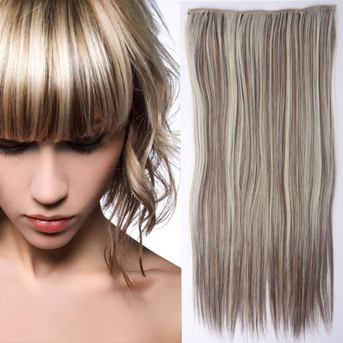 Prodlužování vlasů a účesy - Clip in vlasy - 60 cm dlouhý pás vlasů - odstín F8/613