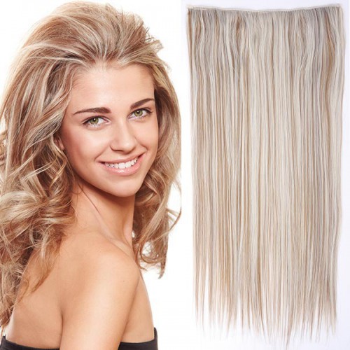 Prodlužování vlasů a účesy - Clip in vlasy - 60 cm dlouhý pás vlasů - odstín F27/60