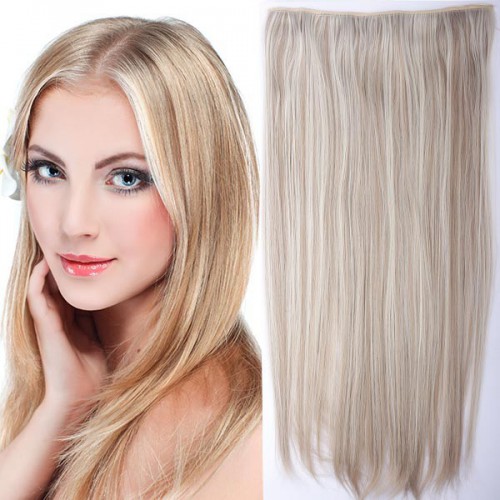 Prodlužování vlasů a účesy - Clip in vlasy - 60 cm dlouhý pás vlasů - odstín F16/613