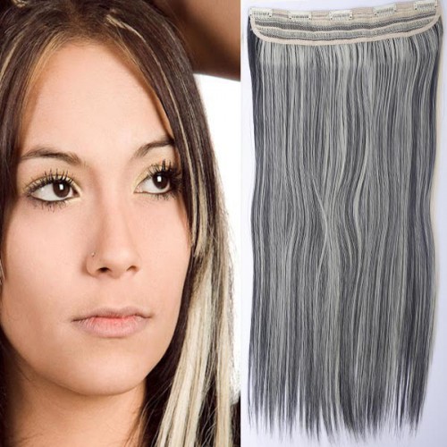 Prodlužování vlasů a účesy - Clip in vlasy - 60 cm dlouhý pás vlasů - odstín 1B/613
