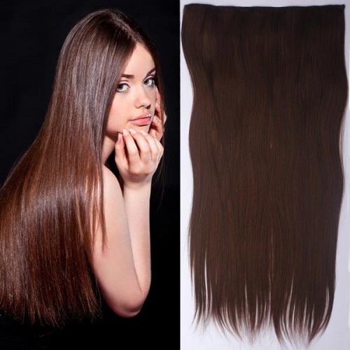 Prodlužování vlasů a účesy - Clip in vlasy - 60 cm dlouhý pás vlasů - odstín M4/30