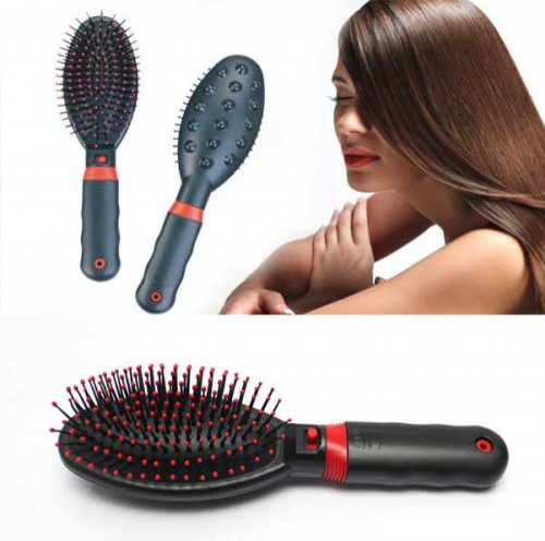 Prodlužování vlasů a účesy - Kartáč na vlasy masážní - vibrační