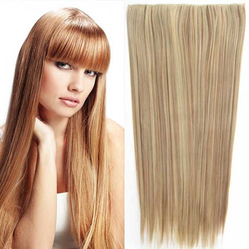 Prodlužování vlasů a účesy - Clip in vlasy - 60 cm dlouhý pás vlasů - odstín F12/24