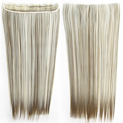 Prodlužování vlasů a účesy - Clip in vlasy - 60 cm dlouhý pás vlasů - odstín F6P/613