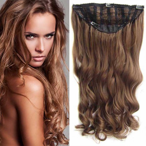 Prodlužování vlasů a účesy - Clip in pás vlasů - Jessica 60 cm vlnitý - odstín 10
