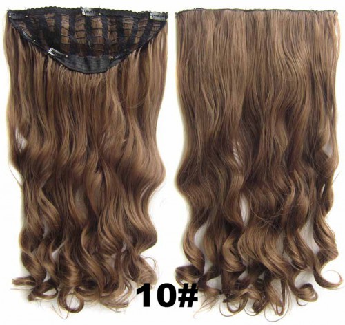 Prodlužování vlasů a účesy - Clip in pás vlasů - Jessica 60 cm vlnitý - odstín 10