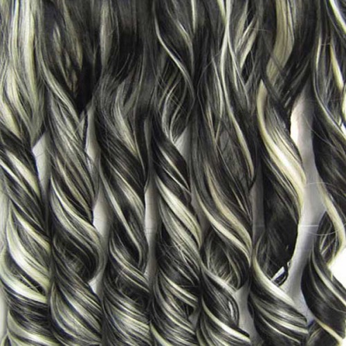 Prodlužování vlasů a účesy - Clip in pás vlasů - lokny 55 cm - odstín F613/1B
