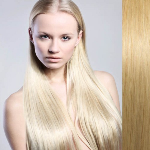 Prodlužování vlasů a účesy - Clip in vlasy lidské – Remy 125 g - pás vlasů - odstín 613