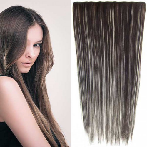 Prodlužování vlasů a účesy - Clip in vlasy - 60 cm dlouhý pás vlasů - odstín F613/6