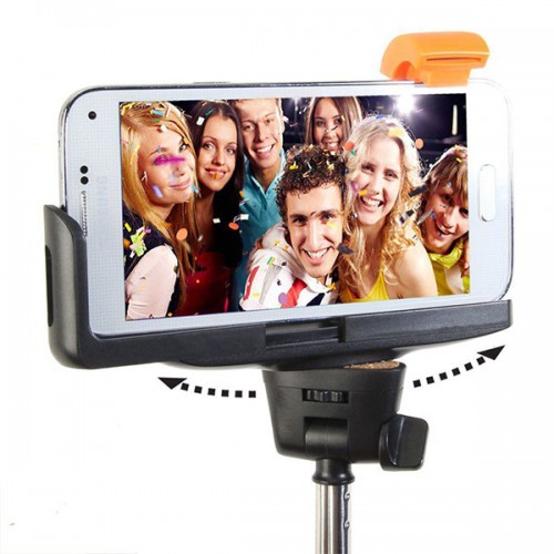 Domácnost a zábava - Teleskopická selfie tyč s vestavěným bluetooth ovládáním