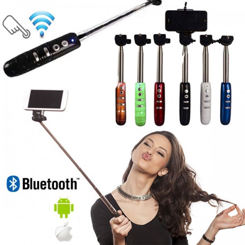 Dámská móda a doplňky - Teleskopická selfie tyč s rozšířeným bluetooth ovládáním