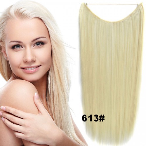 Prodlužování vlasů a účesy - Flip in vlasy - 55 cm dlouhý pás vlasů - odstín 613