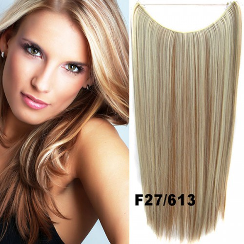 Prodlužování vlasů a účesy - Flip in vlasy - 55 cm dlouhý pás vlasů - odstín F27/613