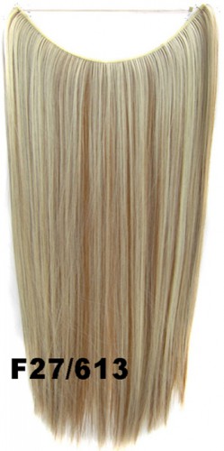 Prodlužování vlasů a účesy - Flip in vlasy - 55 cm dlouhý pás vlasů - odstín F27/613