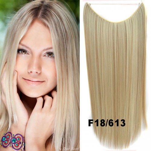 Prodlužování vlasů a účesy - Flip in vlasy - 55 cm dlouhý pás vlasů - odstín F18/613