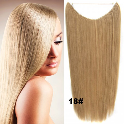 Prodlužování vlasů a účesy - Flip in vlasy - 55 cm dlouhý pás vlasů - odstín 18