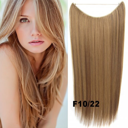 Prodlužování vlasů a účesy - Flip in vlasy - 55 cm dlouhý pás vlasů - odstín F10/22