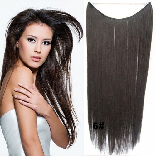 Prodlužování vlasů a účesy - Flip in vlasy - 55 cm dlouhý pás vlasů - odstín 6