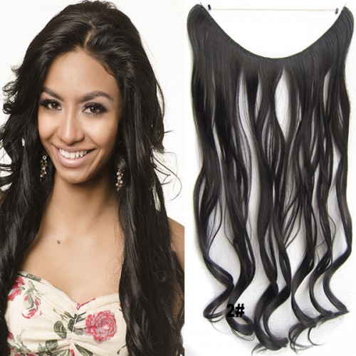 Prodlužování vlasů a účesy - Flip in vlasy - vlnitý pás vlasů 45 cm - odstín 2