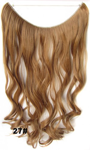 Prodlužování vlasů a účesy - Flip in vlasy - vlnitý pás vlasů 45 cm - odstín 27