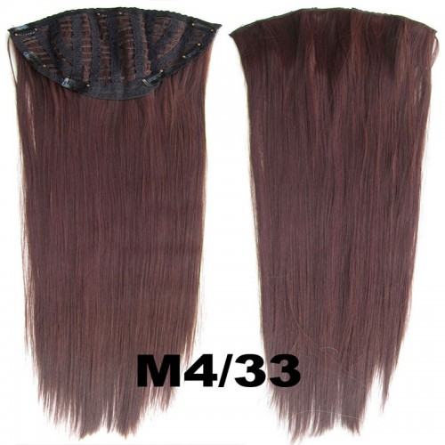 Prodlužování vlasů a účesy - Clip in pás - Jessica 65 cm rovný - odstín M4/33