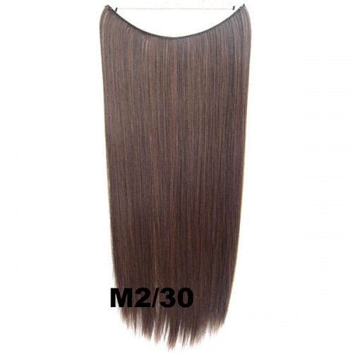 Prodlužování vlasů a účesy - Flip in vlasy - 55 cm dlouhý pás vlasů - odstín M2/30
