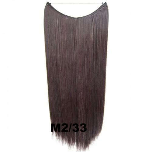 Prodlužování vlasů a účesy - Flip in vlasy - 55 cm dlouhý pás vlasů - odstín M2/33