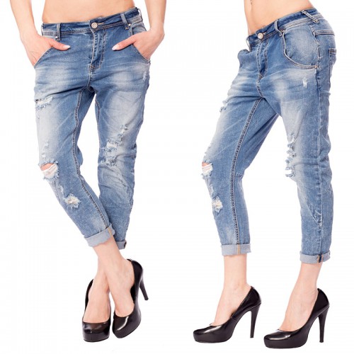 Dámská móda a doplňky - Dámské 7/8 džíny - Street Jeans