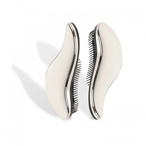 Prodlužování vlasů a účesy - Set kartáčů Dtangler Miraculous Silver - dárkové balení
