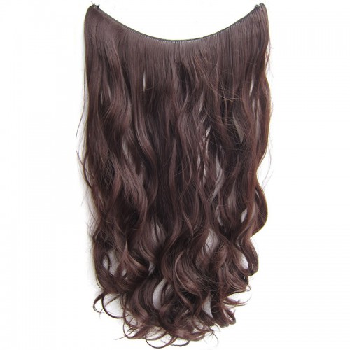 Prodlužování vlasů a účesy - Flip in vlasy - vlnitý pás vlasů 55 cm - odstín 4