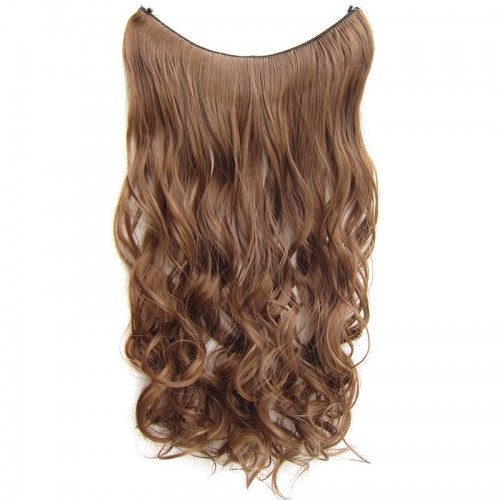 Prodlužování vlasů a účesy - Flip in vlasy - vlnitý pás vlasů 55 cm - odstín 12