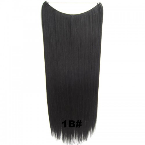 Prodlužování vlasů a účesy - Flip in vlasy - 60 cm dlouhý pás vlasů - odstín 1B