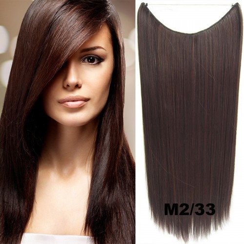 Prodlužování vlasů a účesy - Flip in vlasy - 60 cm dlouhý pás vlasů - odstín M2/33