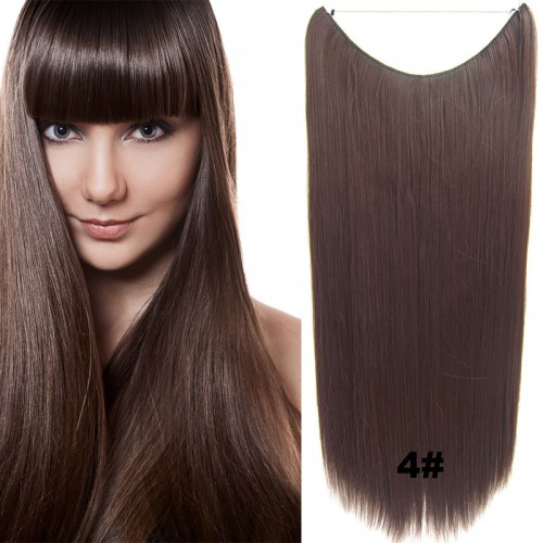 Prodlužování vlasů a účesy - Flip in vlasy - 60 cm dlouhý pás vlasů - odstín 4