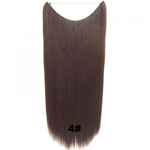 Prodlužování vlasů a účesy - Flip in vlasy - 60 cm dlouhý pás vlasů - odstín 4