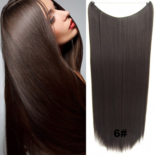 Prodlužování vlasů a účesy - Flip in vlasy - 60 cm dlouhý pás vlasů - odstín 6