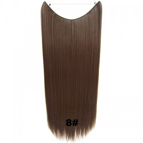 Prodlužování vlasů a účesy - Flip in vlasy - 60 cm dlouhý pás vlasů - odstín 8