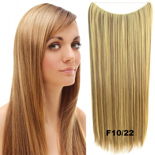 Prodlužování vlasů a účesy - Flip in vlasy - 60 cm dlouhý pás vlasů - odstín F10/22