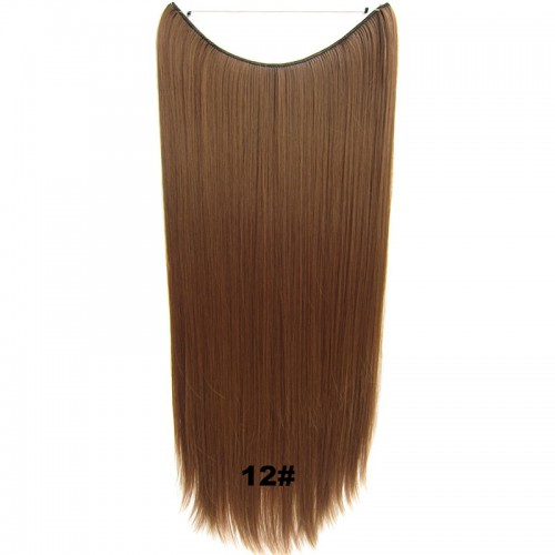 Prodlužování vlasů a účesy - Flip in vlasy - 60 cm dlouhý pás vlasů - odstín 12